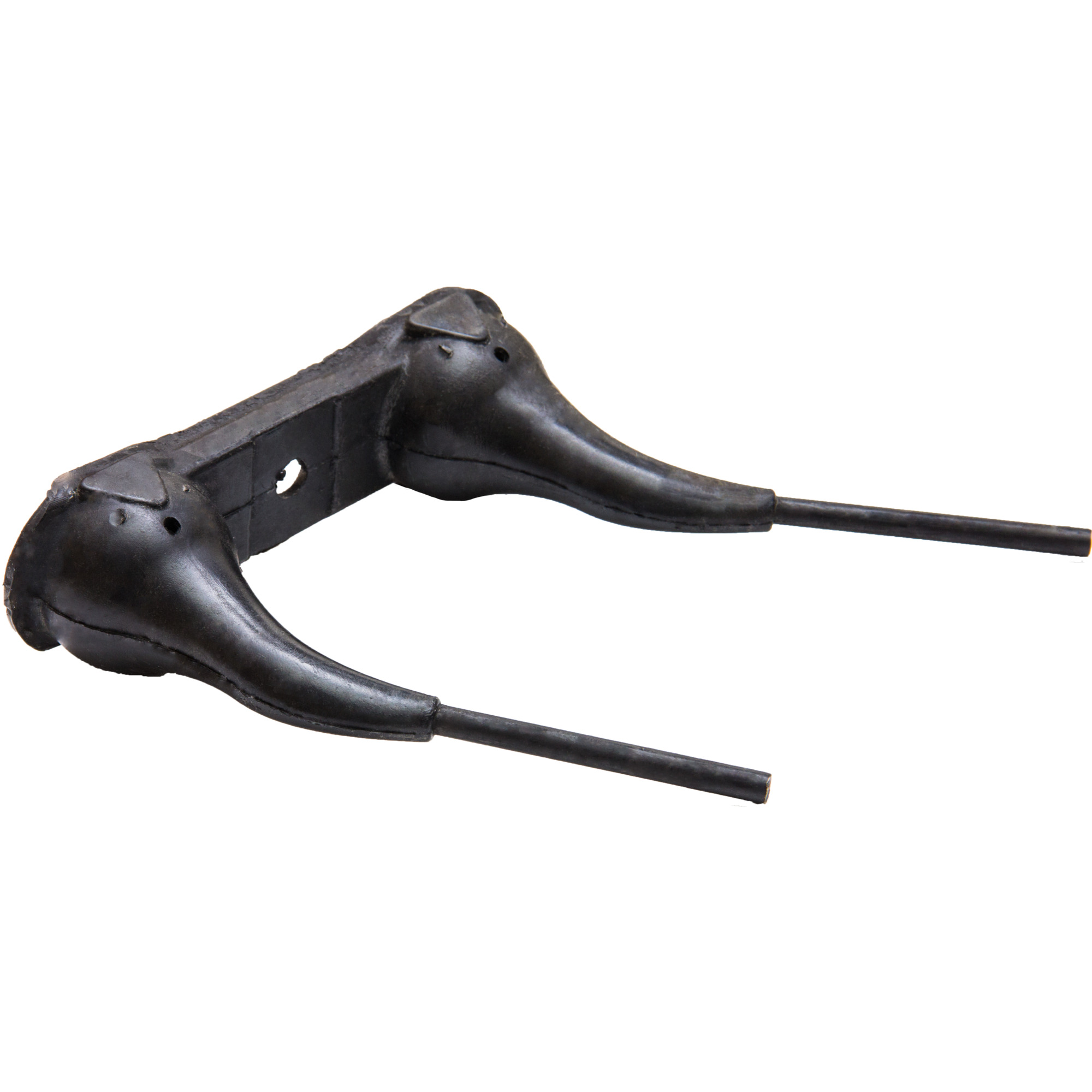 Black Talon Double Rubber Rake Tooth — Premium Natural Rubber, Heat-Treated Tines, Model# 352052-50